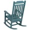 Flash Furniture Winston All-Weather Rocking Chair in Teal Faux Wood, PK2 2-JJ-C14703-TL-GG - alternate 4